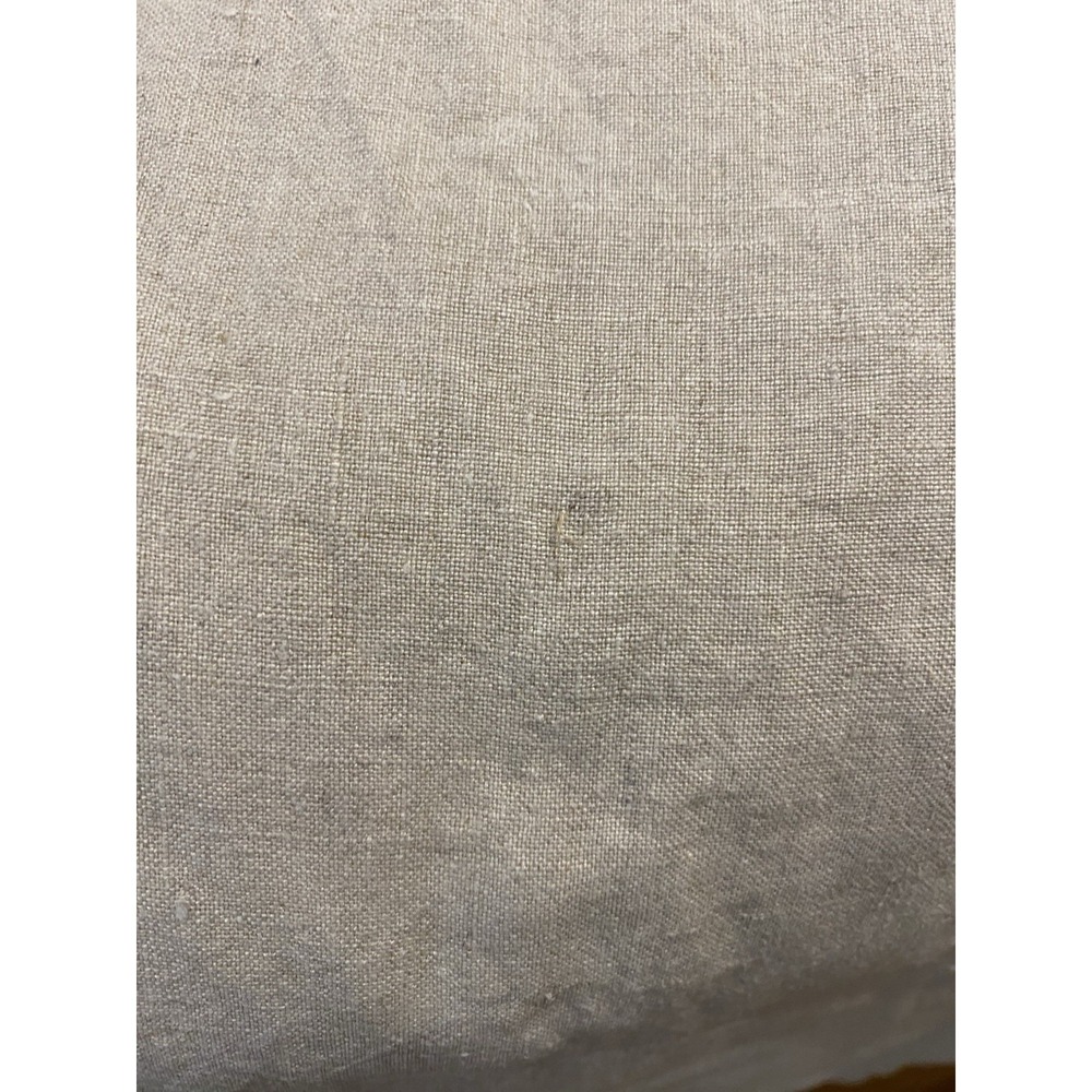Eddie Bauer 100% Linen Midi Skirt Size 12 Button Front Beige Oatmeal Coastal - Picture 6 of 8